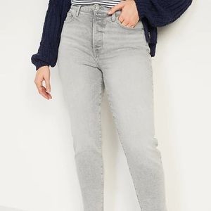 Super Cute!!!! OLD NAVY FADED BLACK CHARCOAL curvy PROFILE Mid Rise SIZE 10